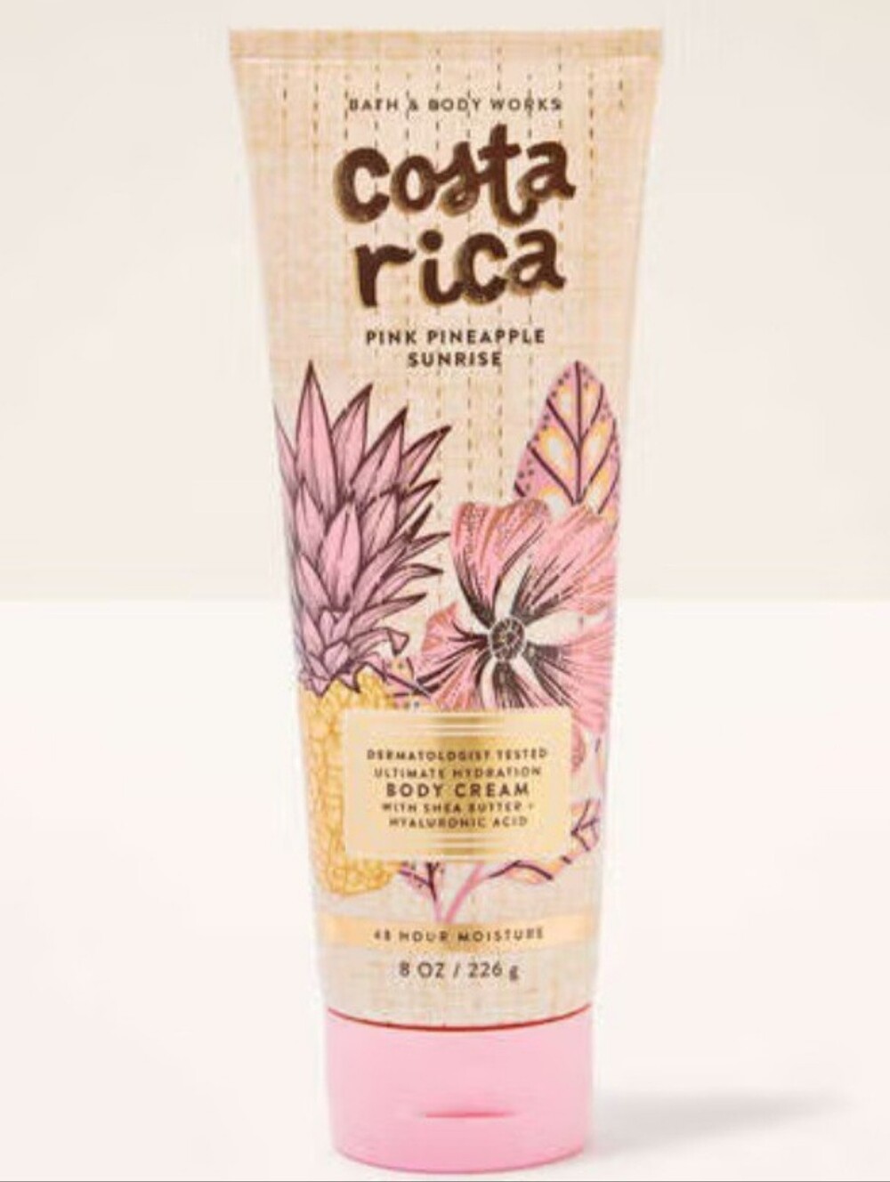 Bath & Body Works Costa Rica Pink Pineapple Sunrise Body Cream New